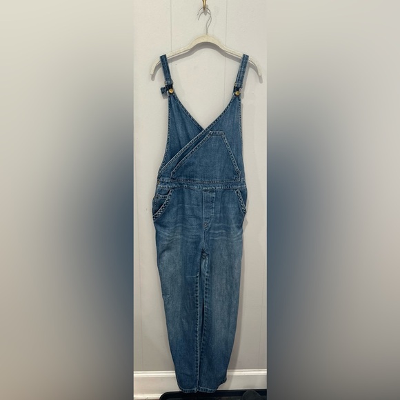 Free People Men's Blue Denim Overalls - Picture 1 of 4